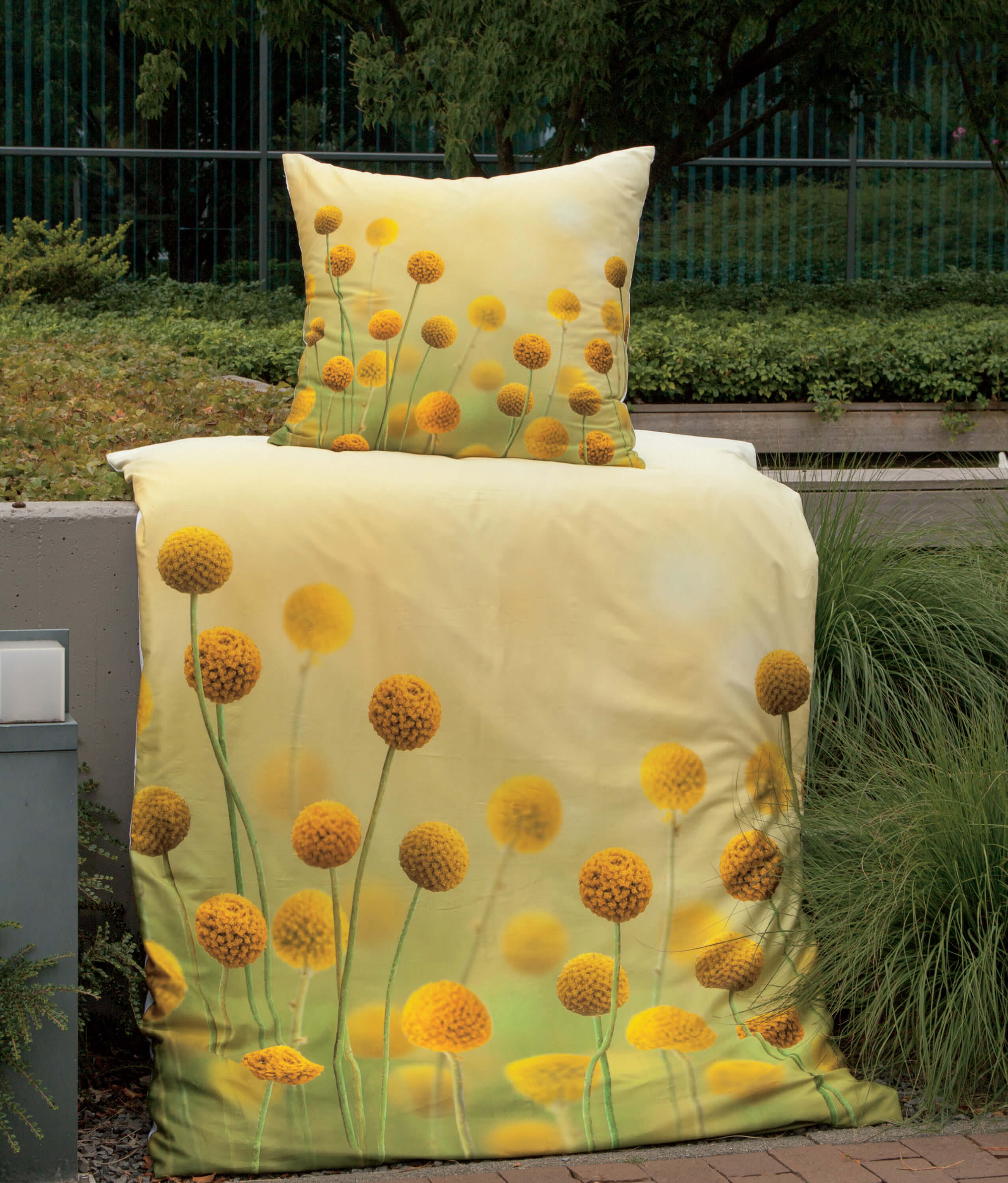 Немецкое постельное белье Modern Art 42052 Gelbgold