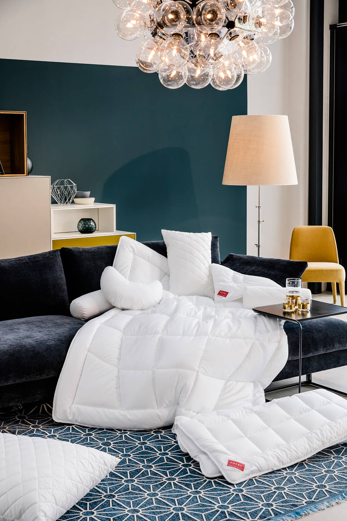Наматрасник на кровать Hefel Softbausch 95 ☞ Размер: 200 x 220 см