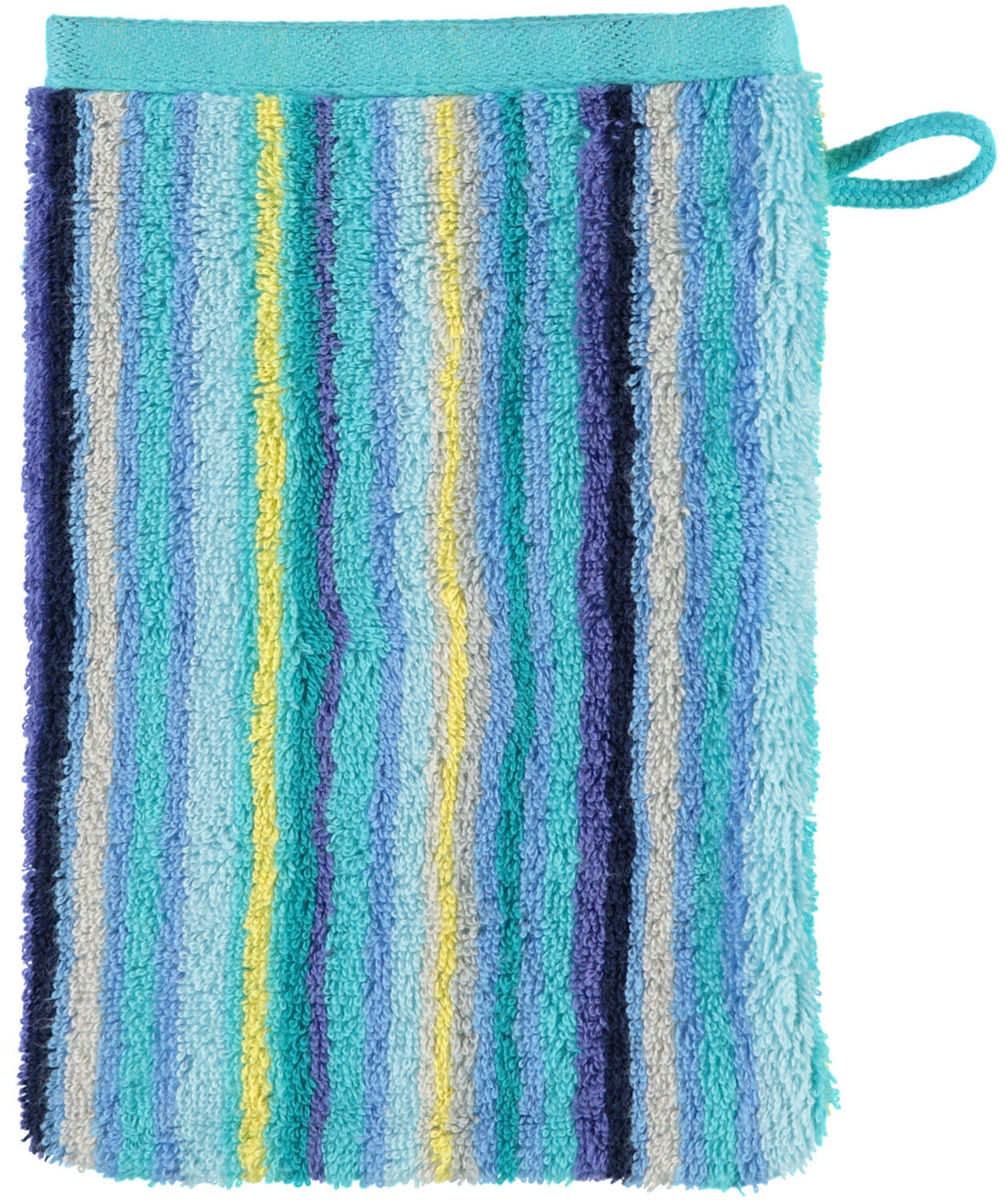 Махровое полотенце Paint Stripes Aqua
