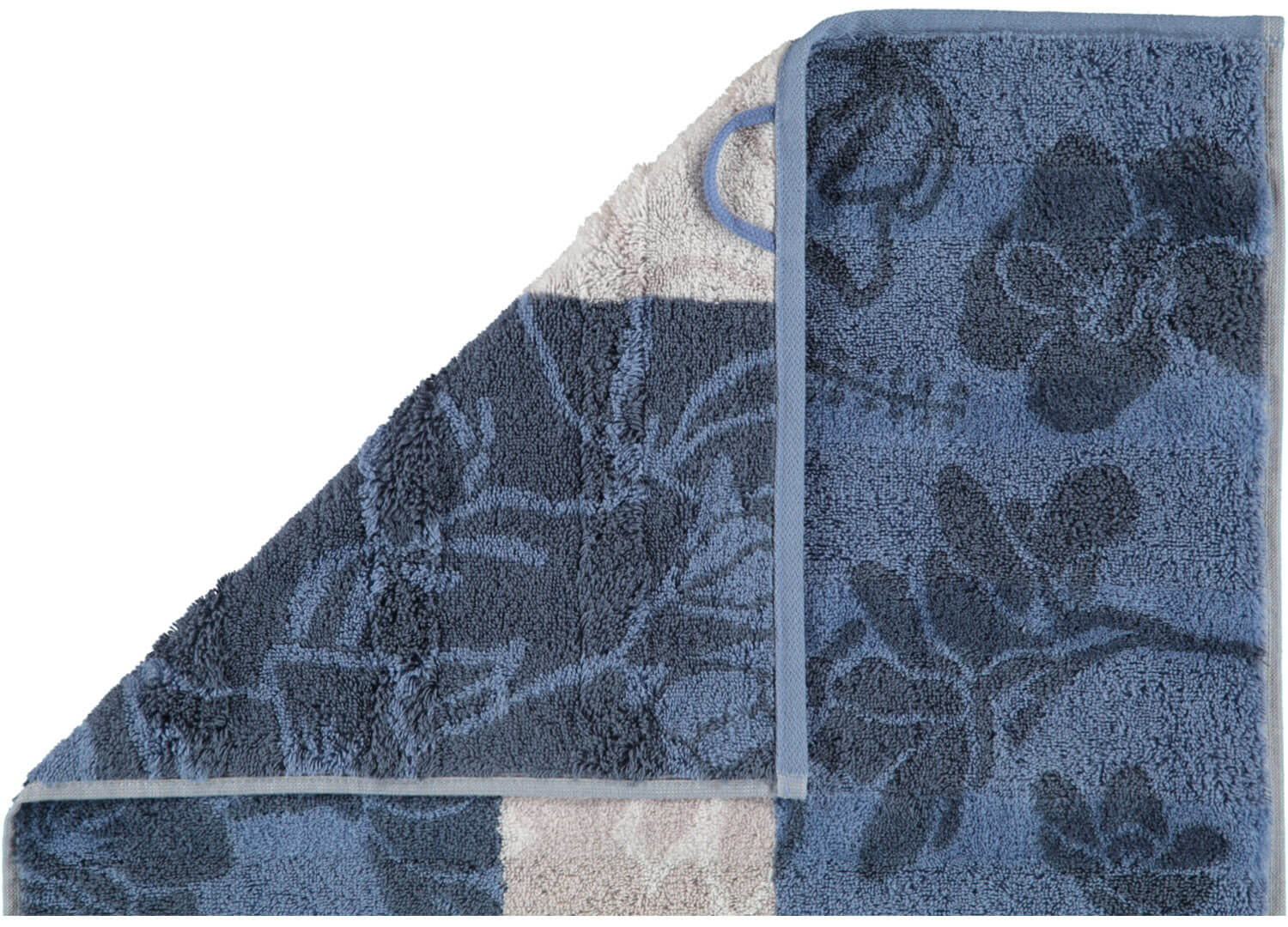 Банное полотенце Interior Floral Nachtblau