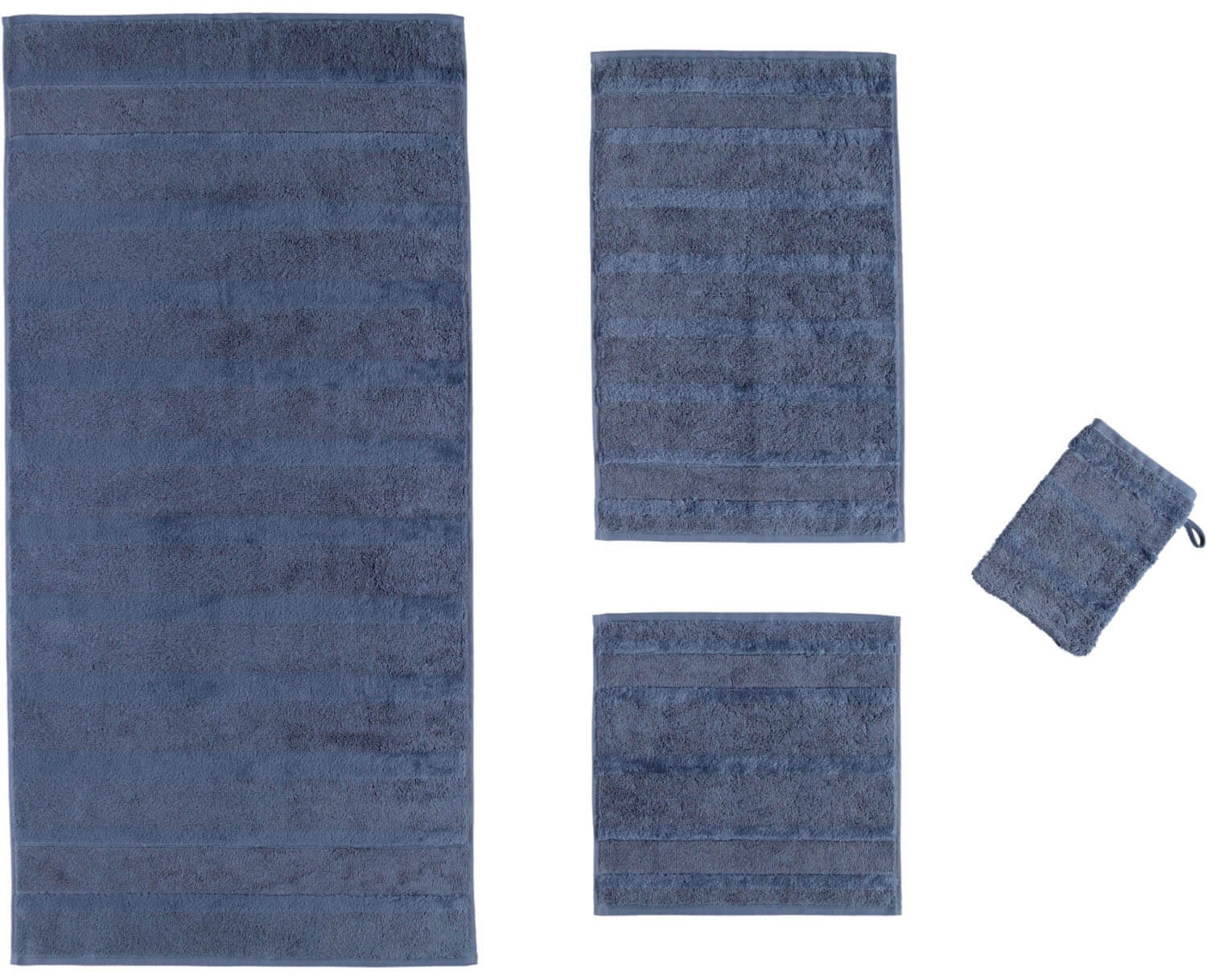 Махровое полотенце Noblesse Uni Nachtblau
