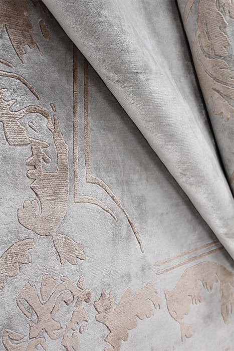 Ковер в современном стиле Fontenay New Age Frame Silver | Размер: 250 x 300 см