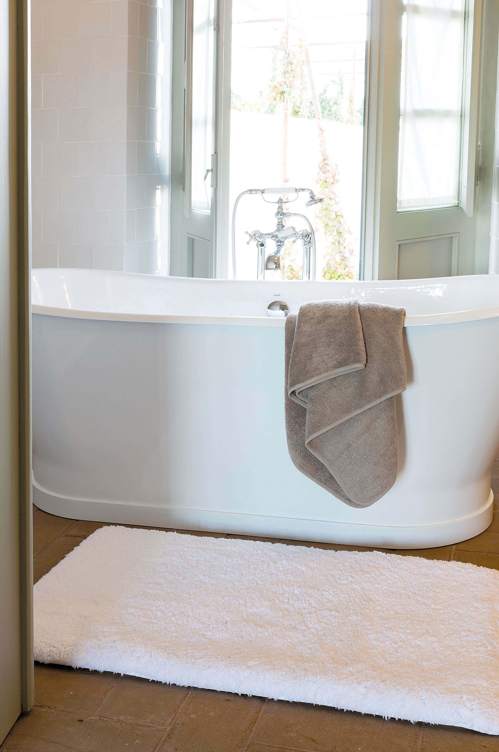 Килимок для ванної Spa Sponge White | Розмір: 70 x 120 см
