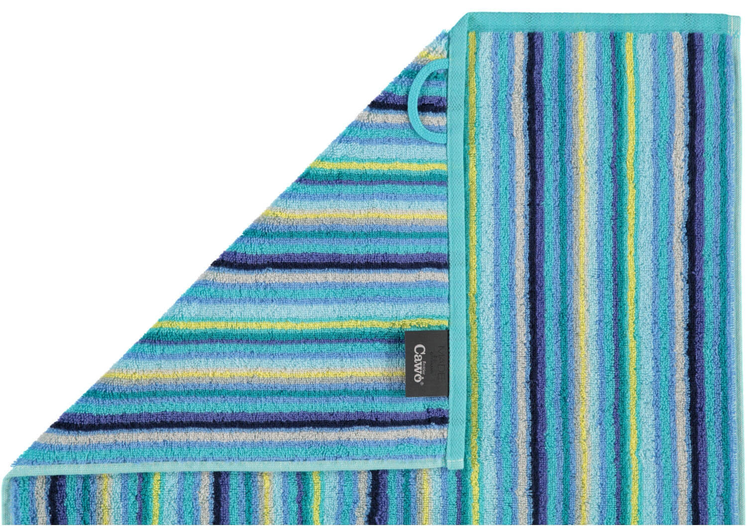 Махровое полотенце Paint Stripes Aqua