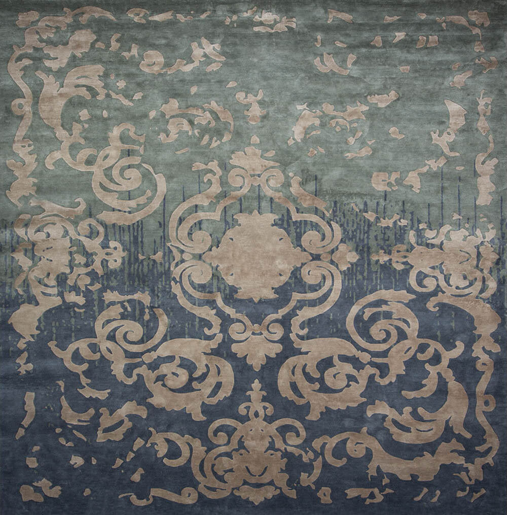 Эксклюзивный ковер класса люкс Cardinal Shadow Vintage Green Oliver | Размер: 360 x 450 см