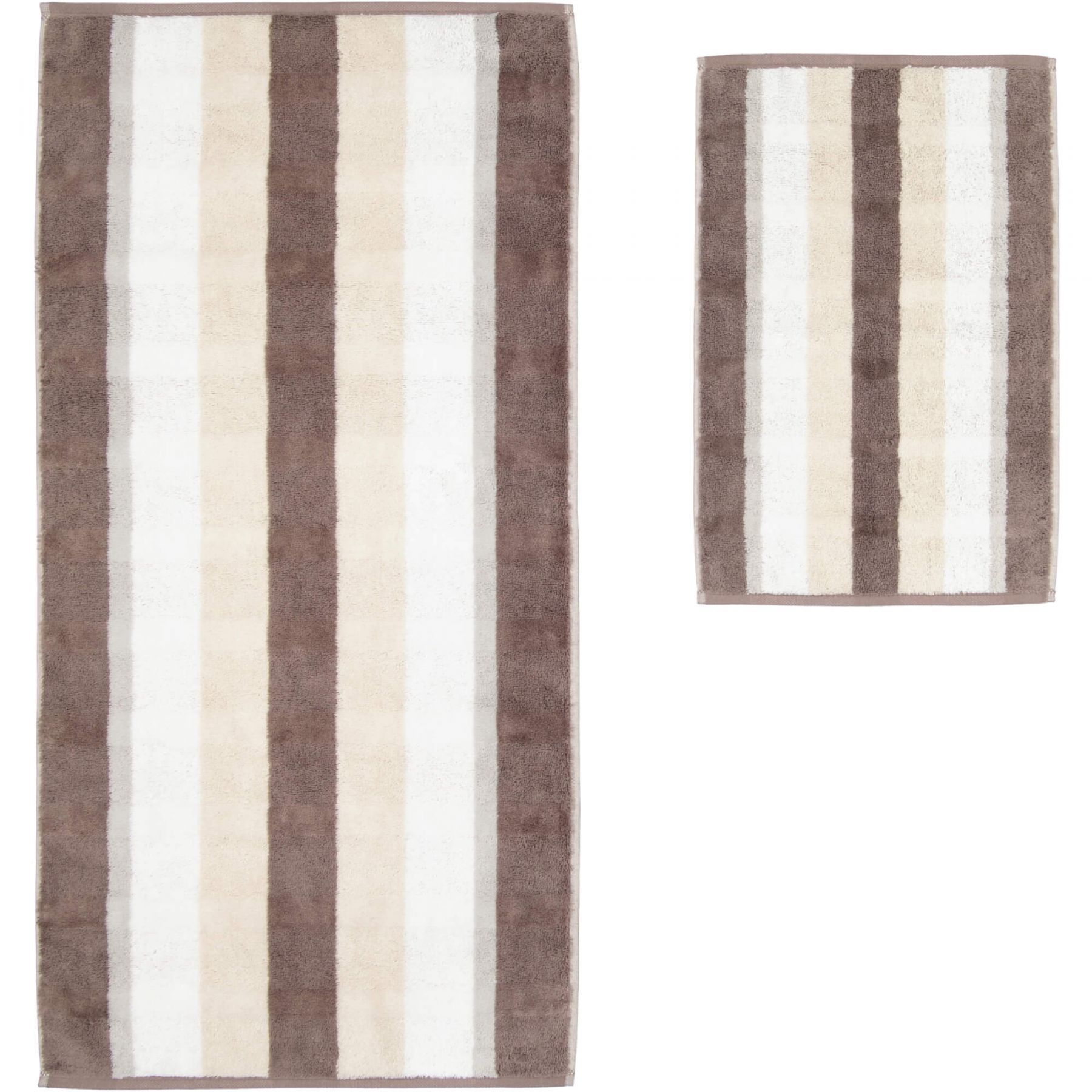 Махровое полотенце Noblesse Stripe Walnuss (1087-30) ☞ Размер: 50 x 100 см