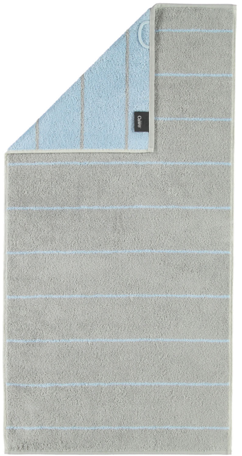 Махровое полотенце Casual Streifen Aqua ☞ Размер: 50 x 100 см