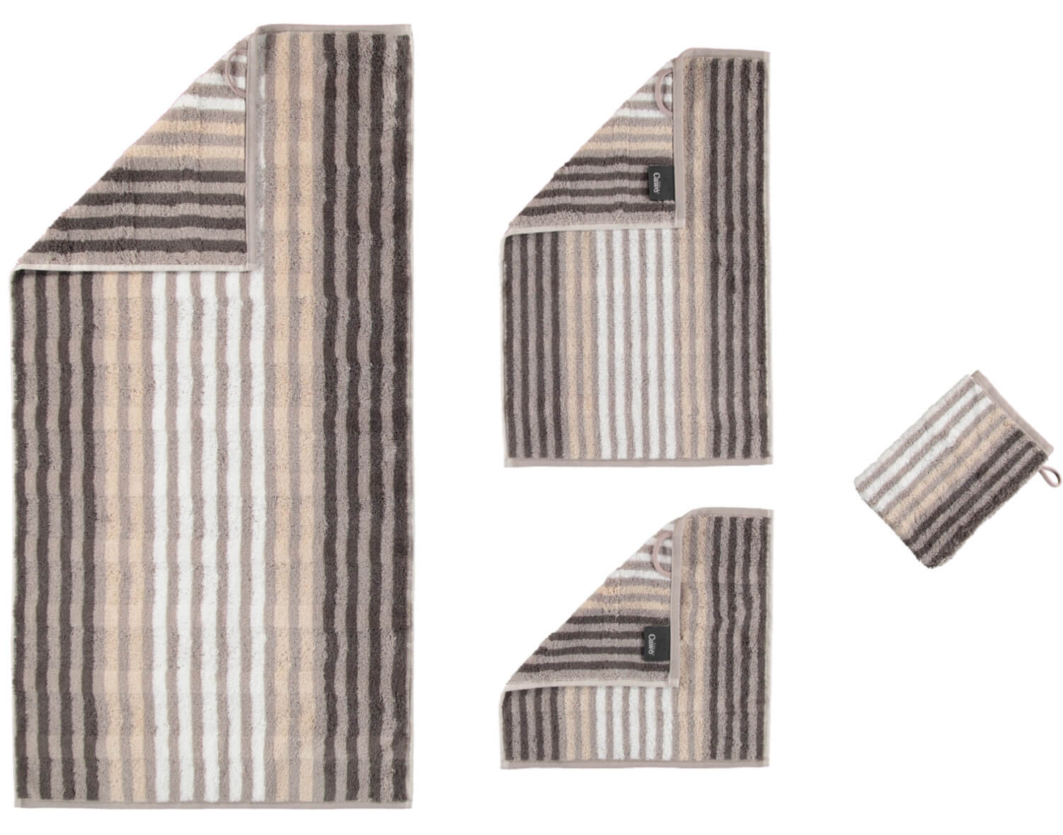 Полотенце из хлопка Seasons Stripes Sand (1083-33)