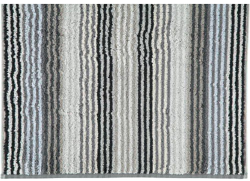 Махровое полотенце Unique Stripes Anthrazit