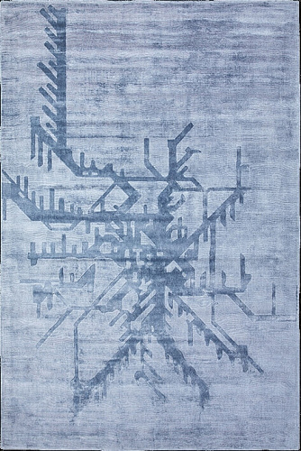 Італійський килим преміум класу Metropolitan Dusty Blue