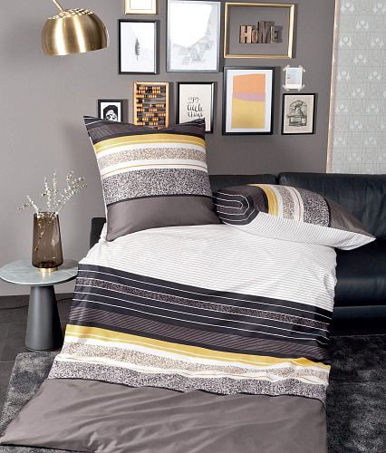 Постельное белье премиум J.D. 87046 Gelbgold