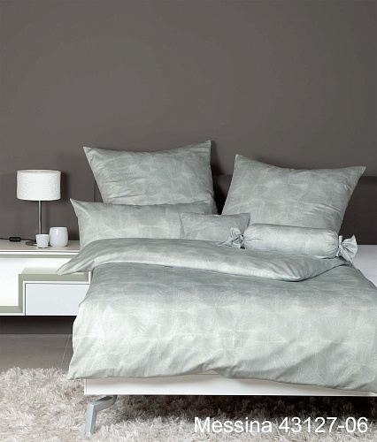Сатиновое постельное белье Messina 43127-06 Salbeigrun