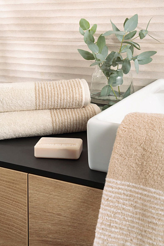 Махровое полотенеце Two-Tone Natur (590-36)