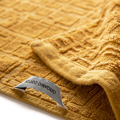 Полотенце хлопковое Gaufre Pale Gold