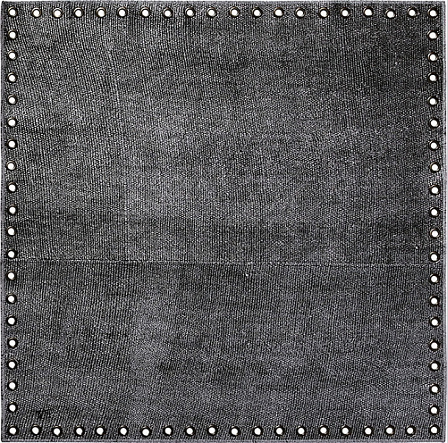 Ковер премиум класса из Италии Stringhe Accesori Lurex Black