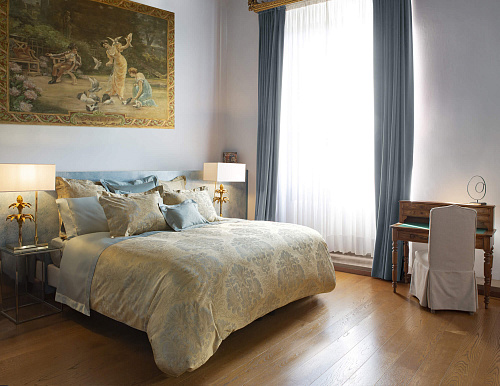 Итальянское постельное белье Torino Wilton Blue