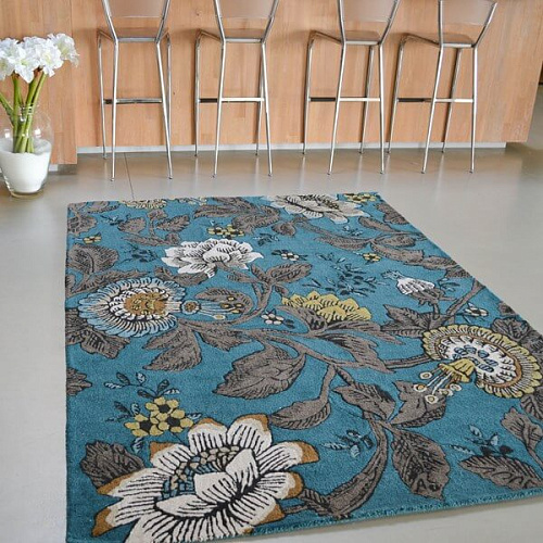 Килим преміум класу Passion Flower Teal 37117