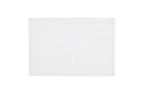 Коврик для ног Chevron White BM