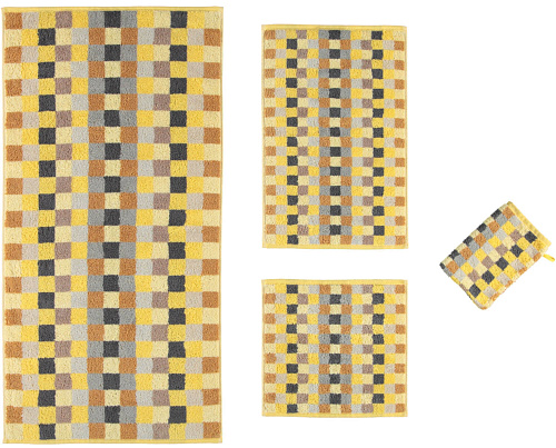 Махровое полотенце Unique Cubes Citrin