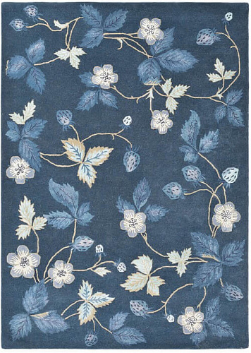 Ковер в стиле модерн Wild Strawberry Navy 38118