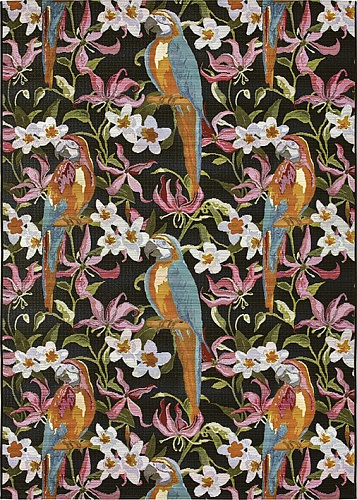 Ковер премиум класса из Италии Calypso Pappagallo Black 219K