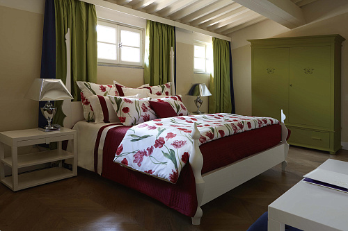 Комплект сатинового постельного Tulipano Red