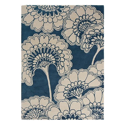 Ковер в стиле модерн Japanese Floral Midnight 039708