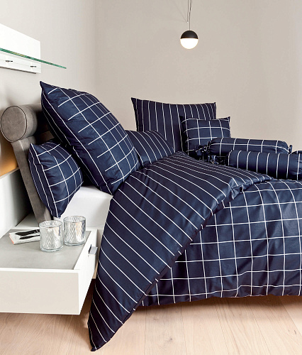 Постельное белье из Германии Modern Classic 39025 Nacht-blau