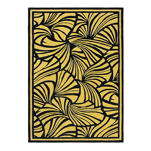 Ковер в стиле модерн Japanese Fans Gold 039305
