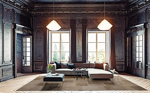 Дизайнерский ковер Milano Brown Sitap