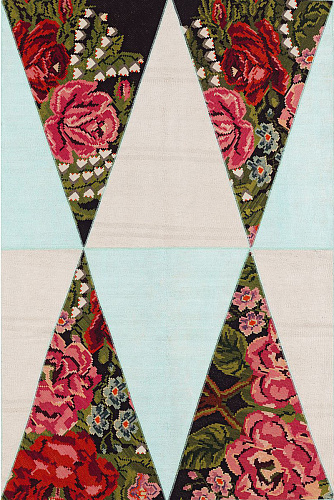 Дизайнерский ковер премиум класса Arlecchino Flower Tiffany