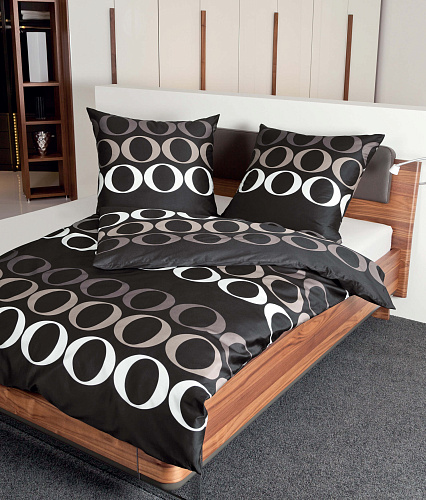 Сатиновое постельное белье J.D. - 87034 Taupe