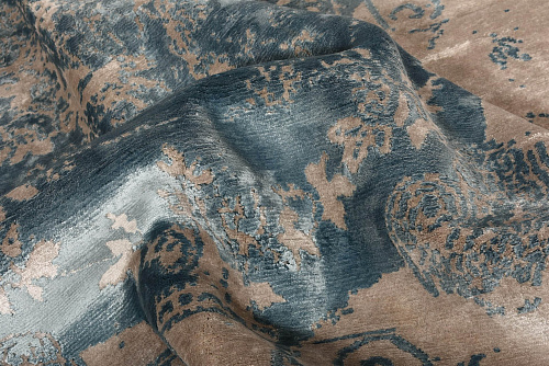 Шелковый ковер ручной работы L122F