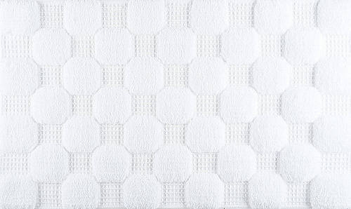 Коврик для ванной и туалета Chess White