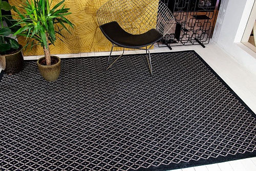 Бельгийский ковер Rombo 9037 Carbone