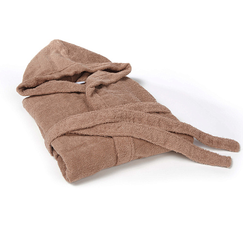 Халат с капюшоном Classic Nocciola Cogal