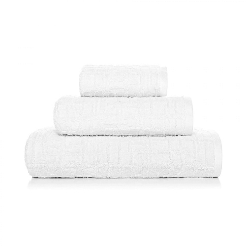 Полотенце хлопковое Gaufre White