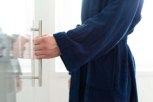 Итальянский халат Basic Navy Cogal