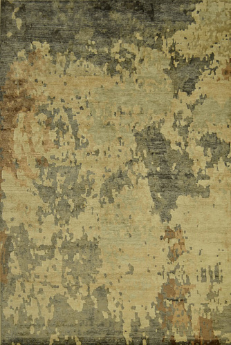 Шелковый ковер ручной работы L141A