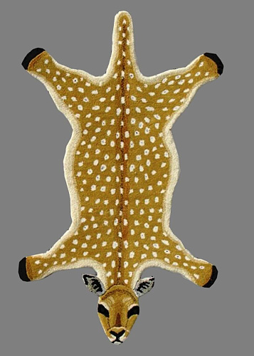 Дизайнерский ковер премиум класса Animals Deer Natural