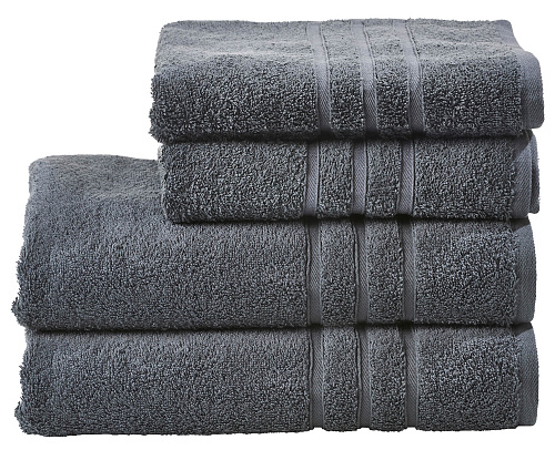Полотенце однотонное Daily Uni Anthracite