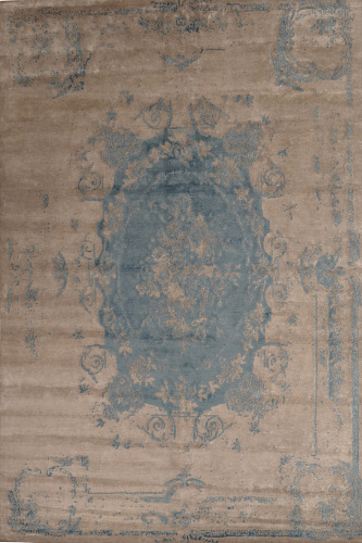 Шелковый ковер ручной работы L122F