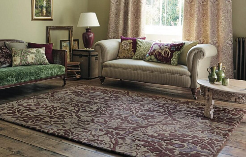 Дизайнерський килим Autumn Flowers Plum 27500
