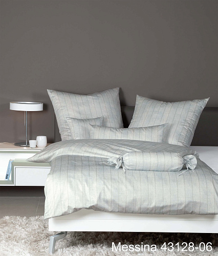 Сатиновое постельное белье Messina 43128-06 Salbeigrun