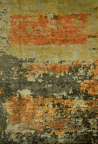 Шелковый ковер ручной работы L161A