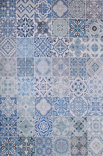 Дизайнерский ковер премиум класса Sicily Blue