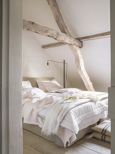 Льняное постельное белье Vague Aube