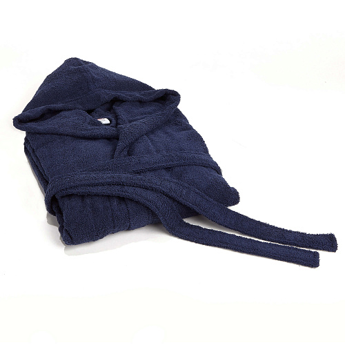 Халат с капюшоном Classic Blu Navy Cogal