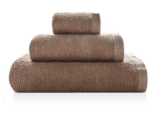 Махровое полотенце Ribbon Taupe Sorema