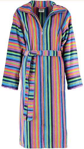 Велюровый халат Two-Way Zipper Multicolor